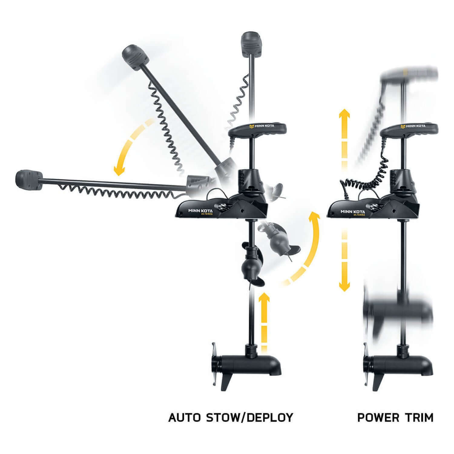 Minn Kota 1358994 - Ulterra 36V 112 lb Thrust 72" Shaft Bow Mount Trolling Motor with i-Pilot Link, Integrated Sonar and Bluetooth | CLEARANCE