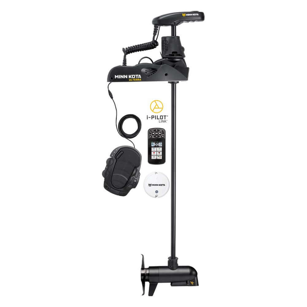 Minn Kota 1358994 - Ulterra 36V 112 lb Thrust 72" Shaft Bow Mount Trolling Motor with i-Pilot Link, Integrated Sonar and Bluetooth | CLEARANCE