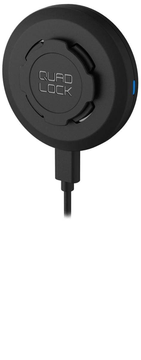 Tête de chargement sans fil Quad Lock pour voiture/bureau, QLH-WCH-2