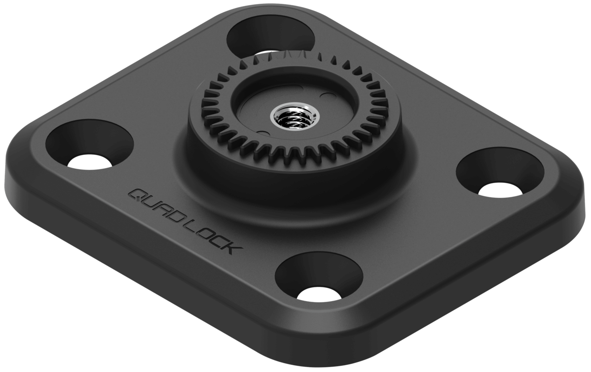 Quad Lock 360 Base - Flat Rectangle 4 Hole