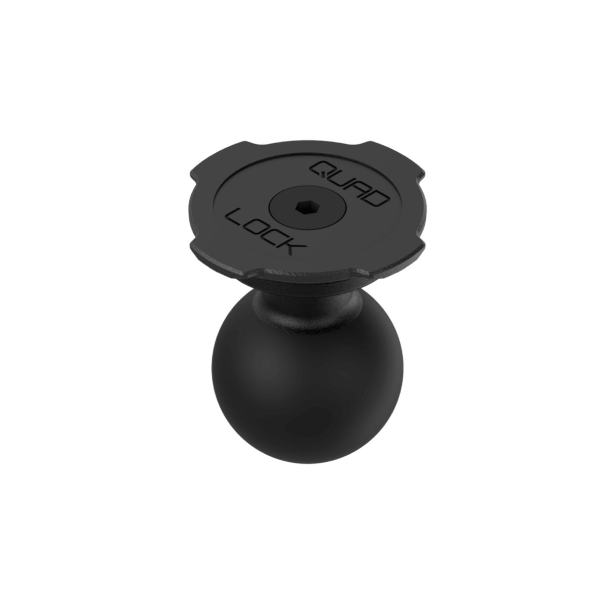 Quad Lock 1" Ball Top Cap Adaptor, QLM-BAL-TCA