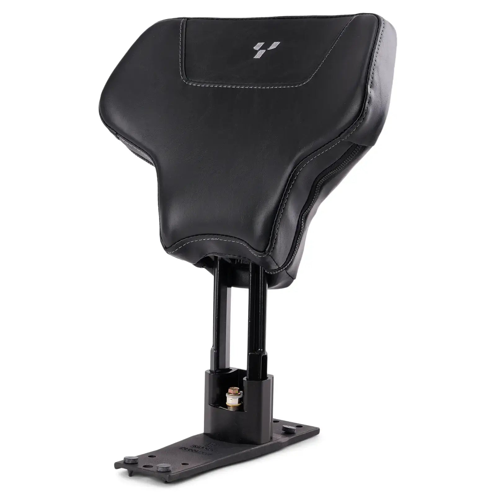 Black Ryker backrest on white background