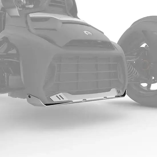 Close-up of a motorcycle's front section with a clear overlay