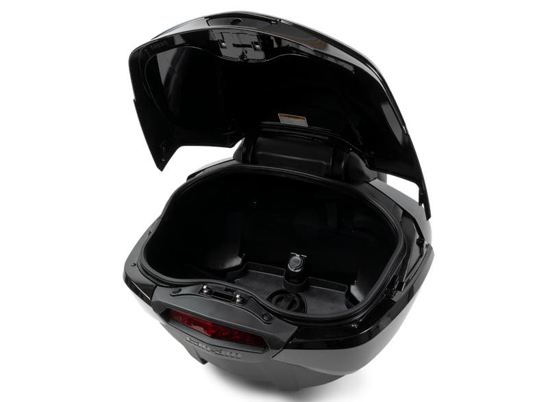 Can-Am Spyder RT top case 60L open lid black rear storage trunk for RT 2020 and up
