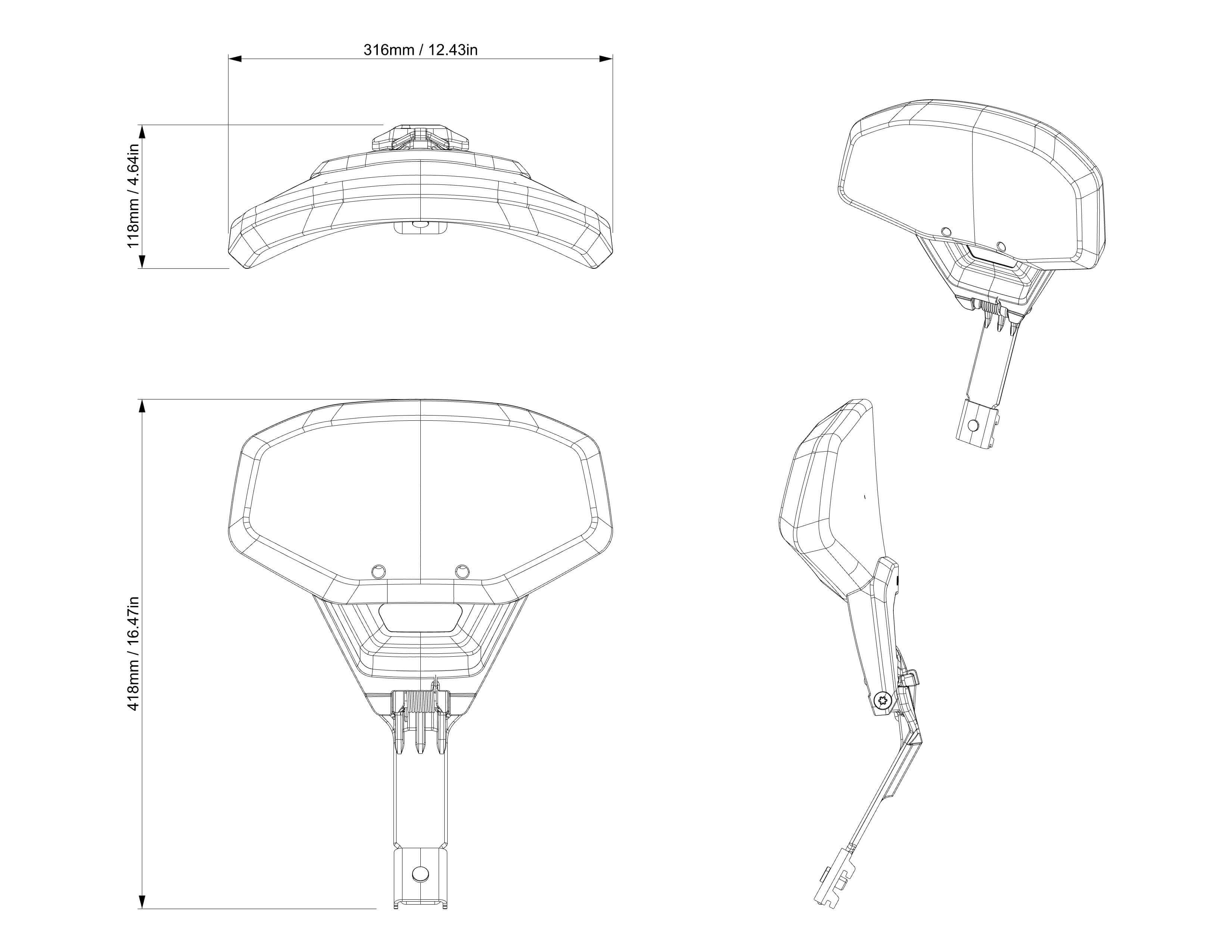 Driver Backrest Can-Am Canyon
