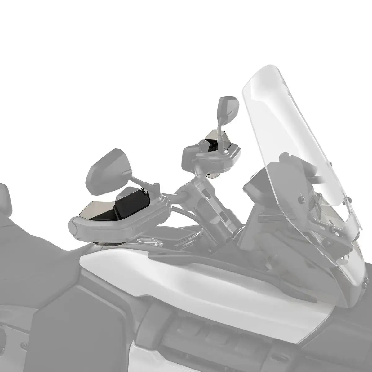 Handguard deflectors on white background