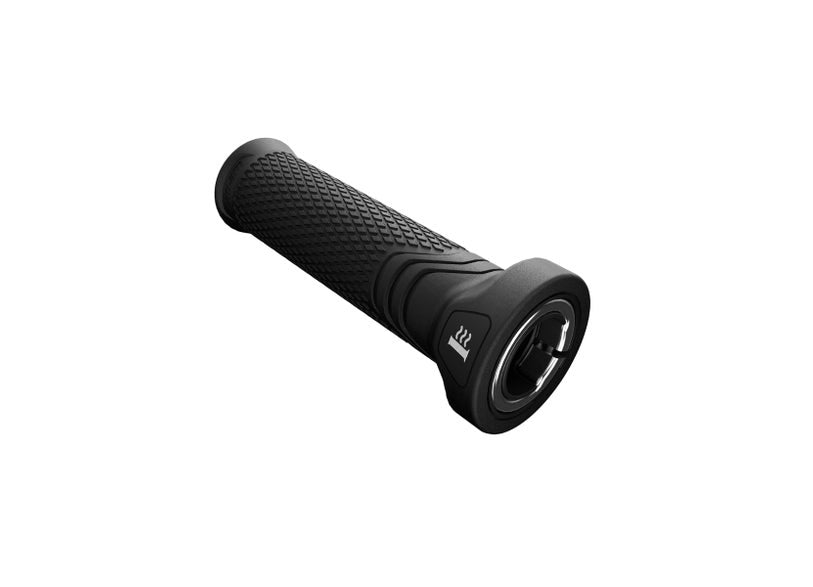 Can-Am Origin and Pulse EV motorcycle heated driver grip black textured rubber