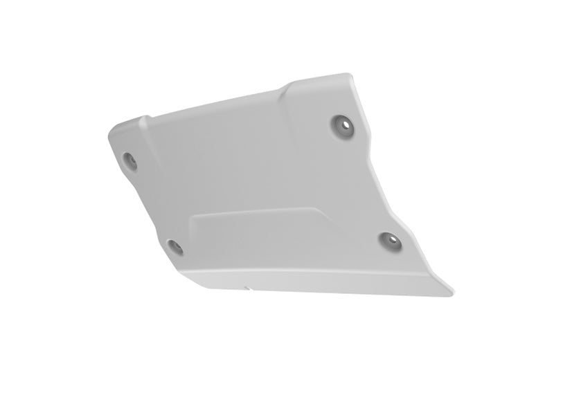 Can-Am Canyon skid plate gray plastic underbody guard angled view