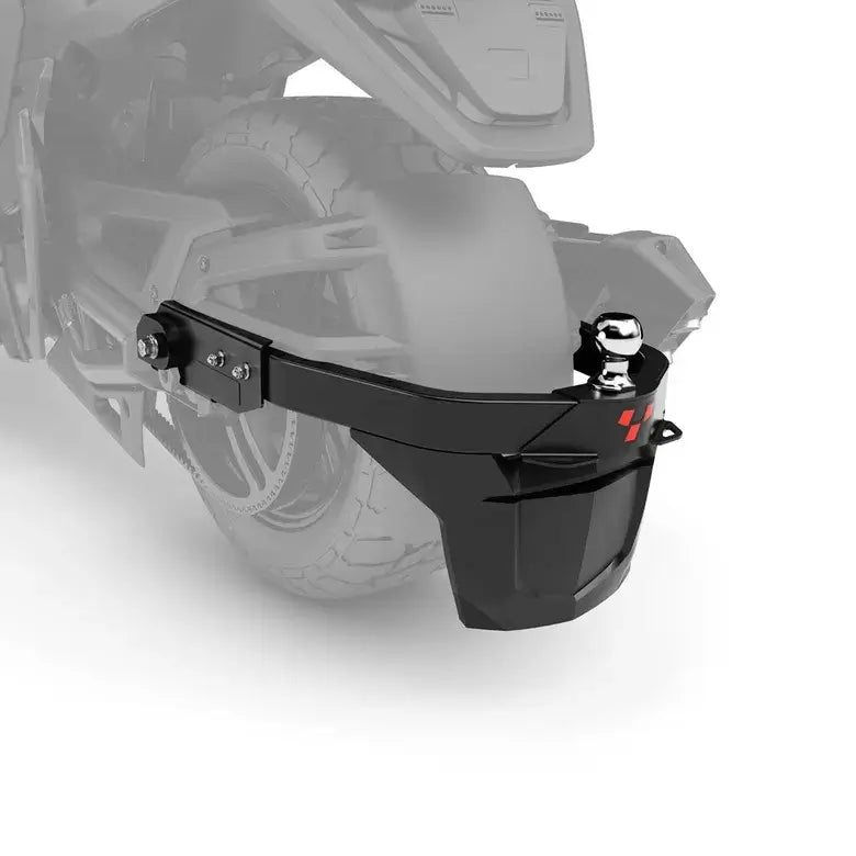 motorcycle fender on white background