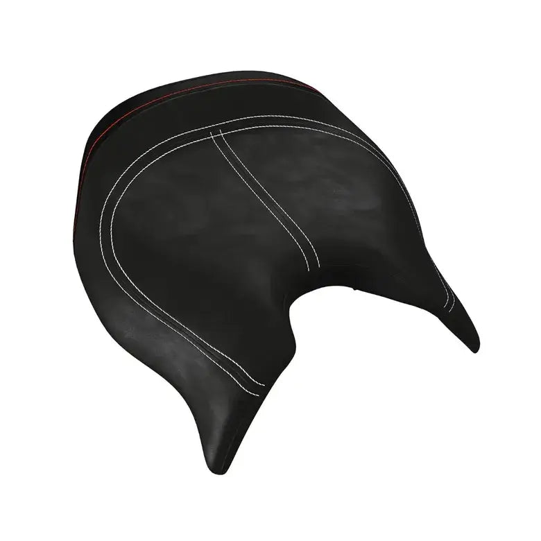 Driver seat for motorcycle on white background