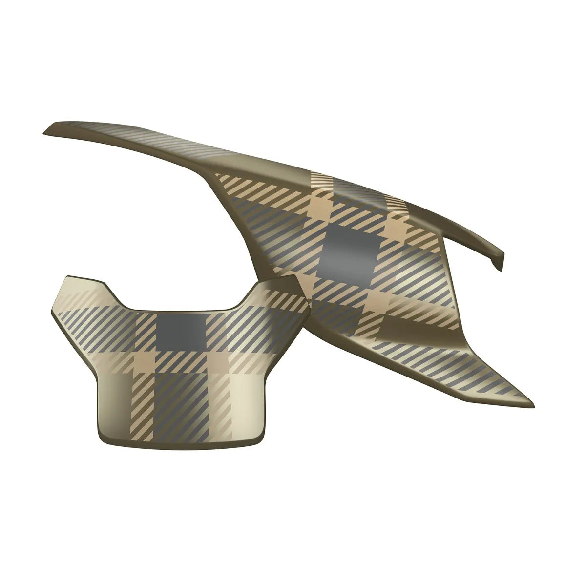 Can-Am Ryker exclusive body panel kit Moka plaid pattern front and console covers