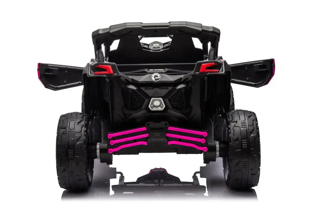 UTV 24 V 1 place Can Am Maverick - Véhicule électrique pour enfants, rose, FR7590-PINK
