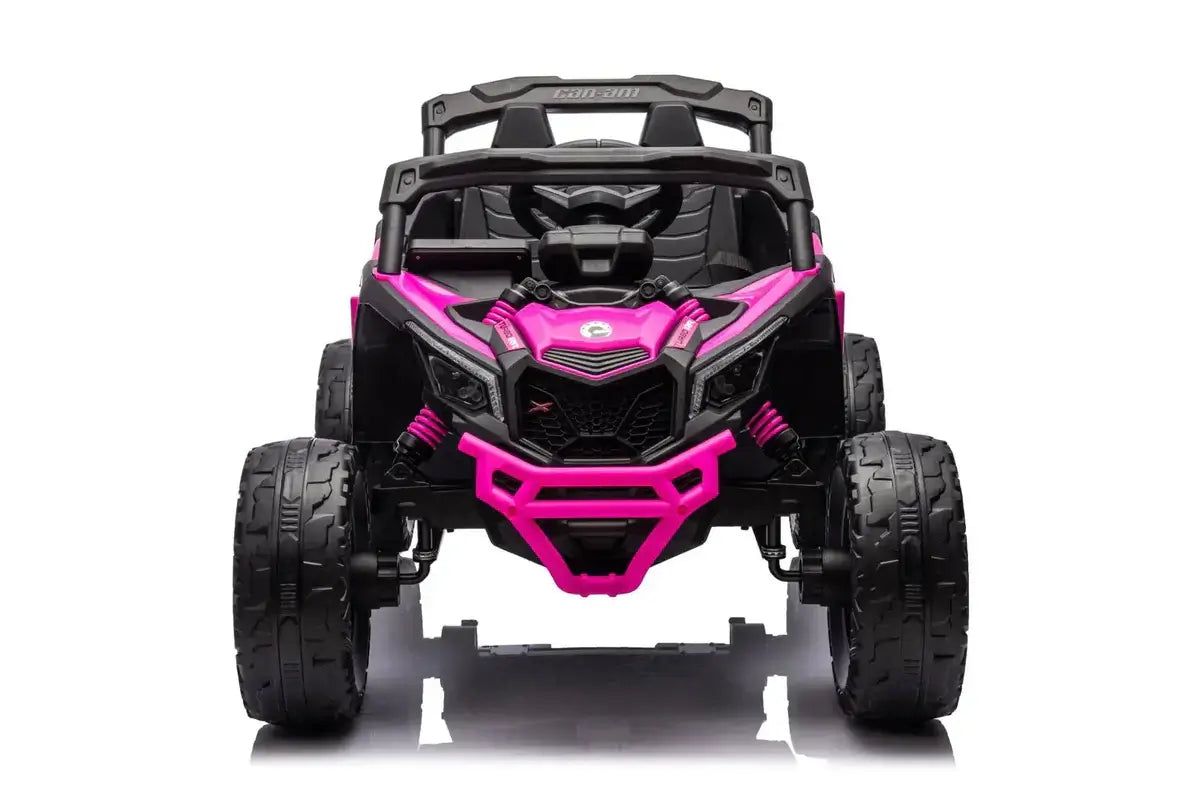 UTV 24 V 1 place Can Am Maverick - Véhicule électrique pour enfants, rose, FR7590-PINK