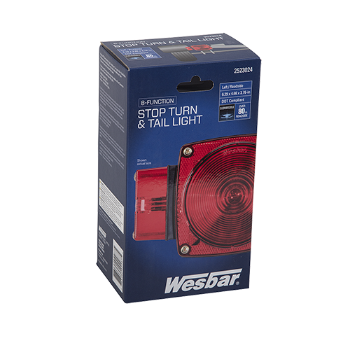 Westbar 8-Function Submersible Over 80 Inch" Taillight, Left/Roadside, 2523024 | CLEARANCE