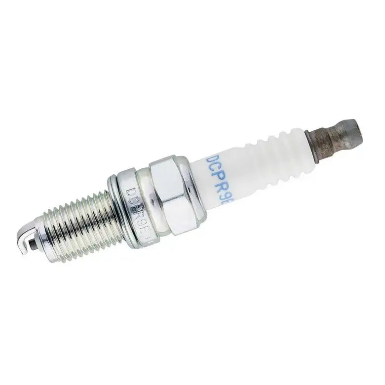 Spark plug on a white background