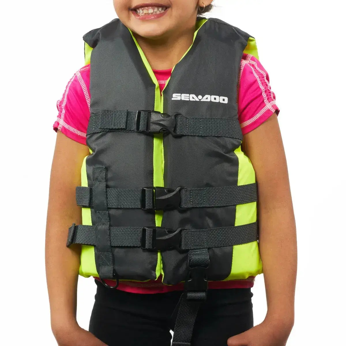 Sea-Doo Kids Sandsea PFD Life Jacket 33-88 lbs - Youth Boating Safety Vest, 285950