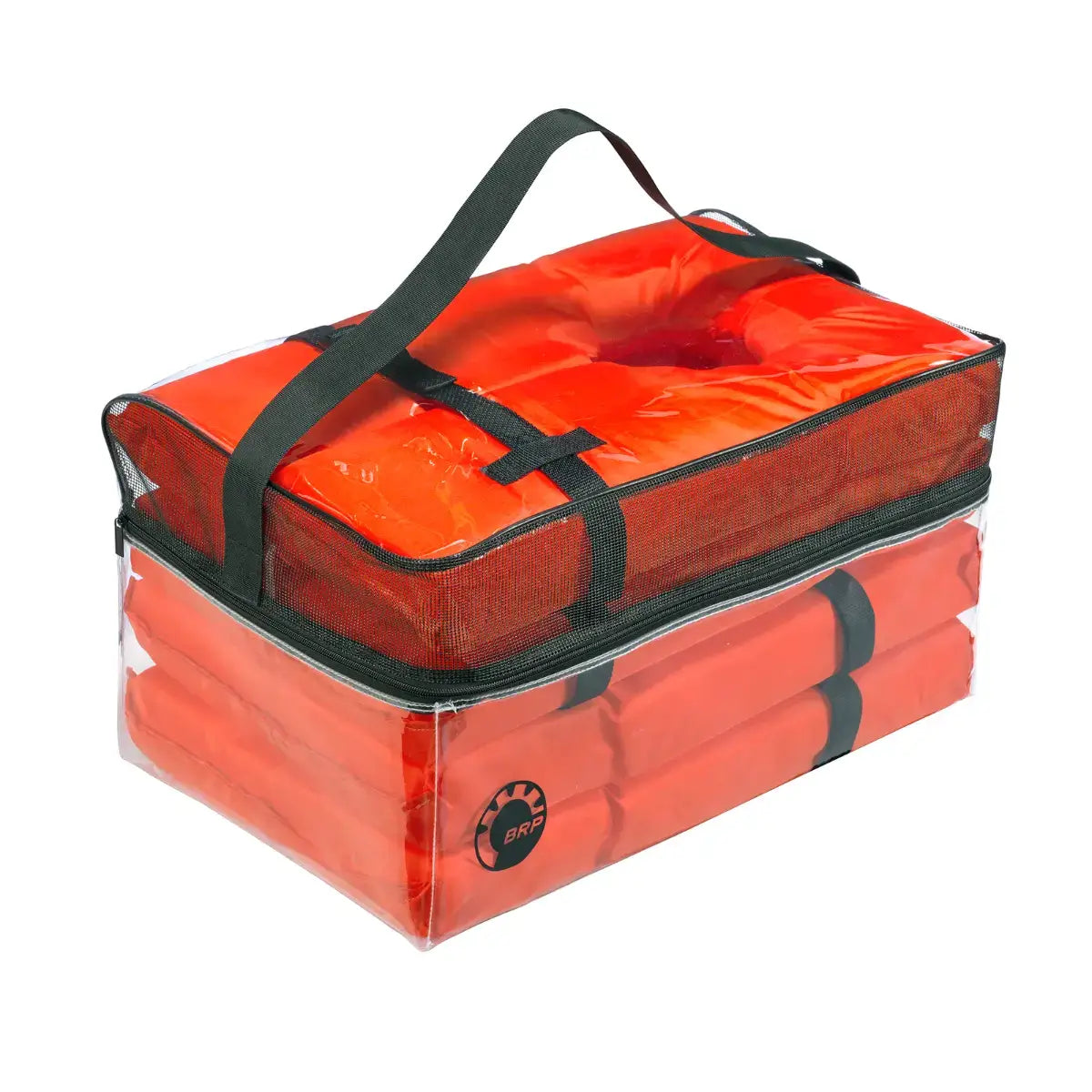 Sea-Doo Life Jackets Type II Safety System Adult Universal Fit - 4 Pack Flotation Vests Orange, 2870000012