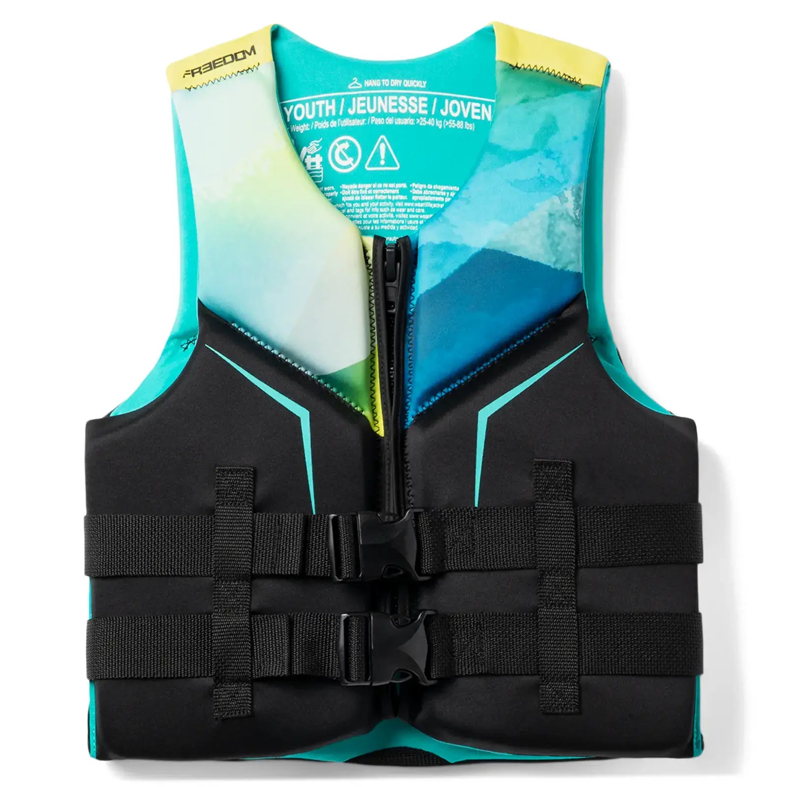 Sea-Doo Unisex Kids' Freedom PFD/Life Jacket, eco-friendly, lightweight, with durable outer shell for aquatic adventures.
