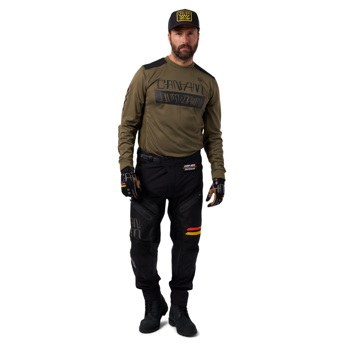Can-Am x Fasthouse Men's Dust Pants Black, detail