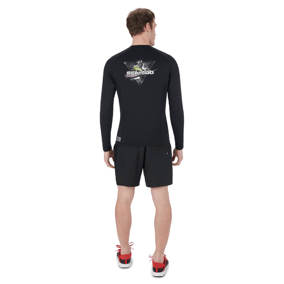 Men's Printed Long Sleeve Rashguard Performance