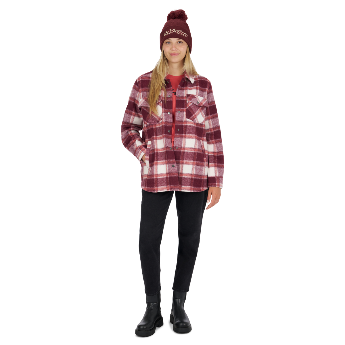 Ski-Doo Women's Plaid Overshirt
