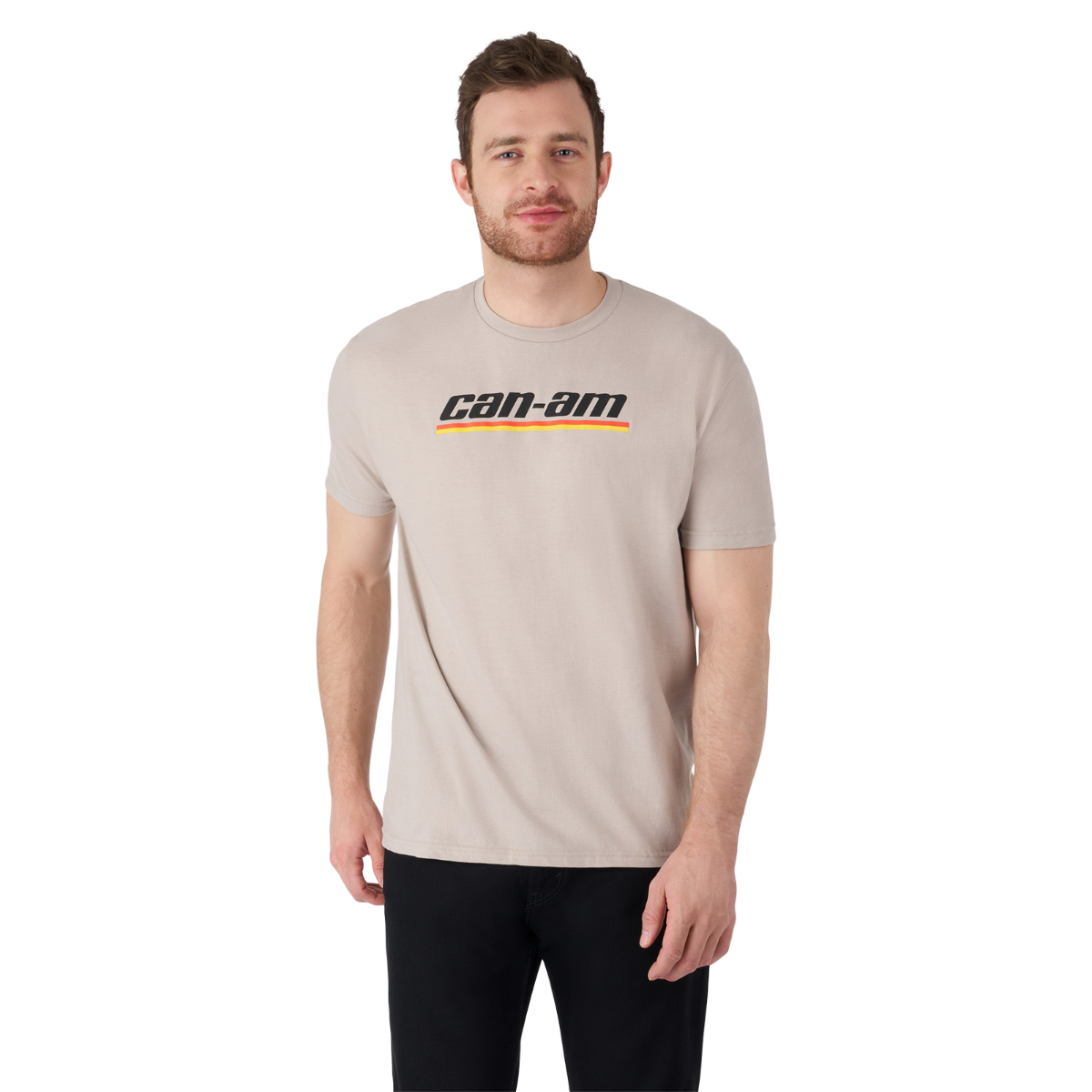 Can-Am Men's Emblem T-Shirt Sand, front