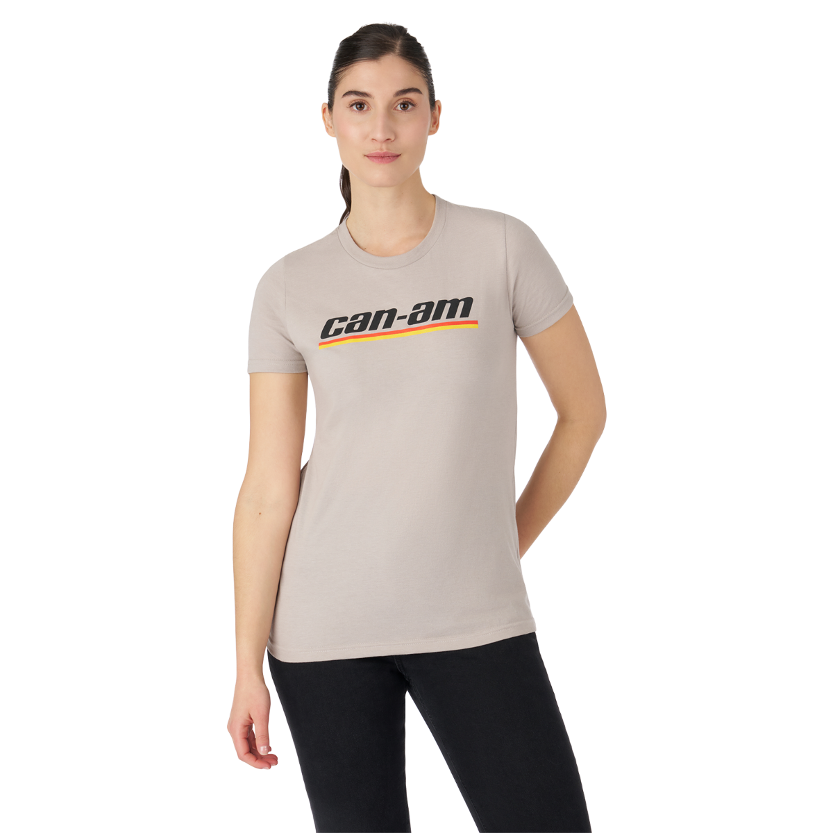 Can-Am Women's Emblem T-Shirt Sand, front