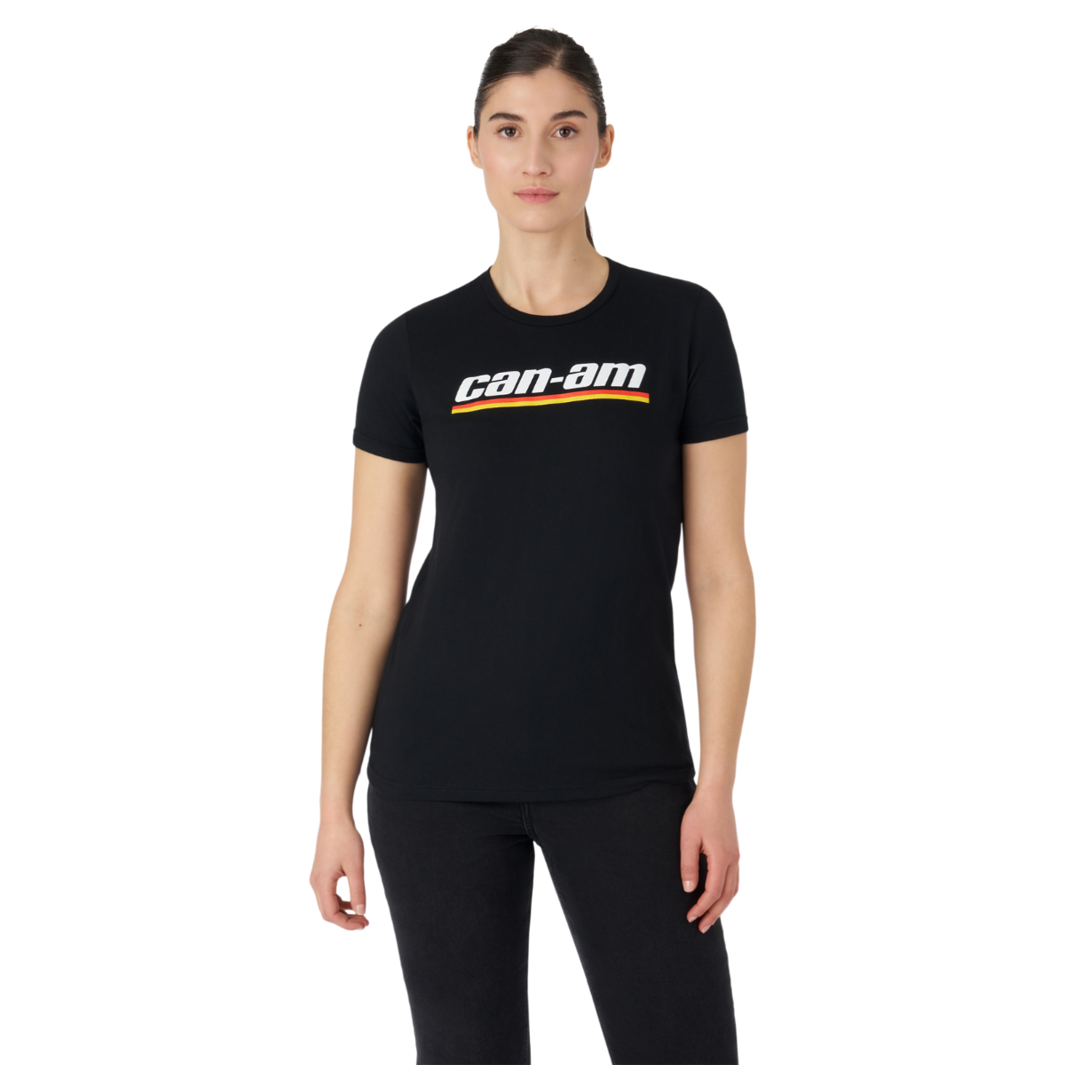 Can-Am Women's Emblem T-Shirt Black, front