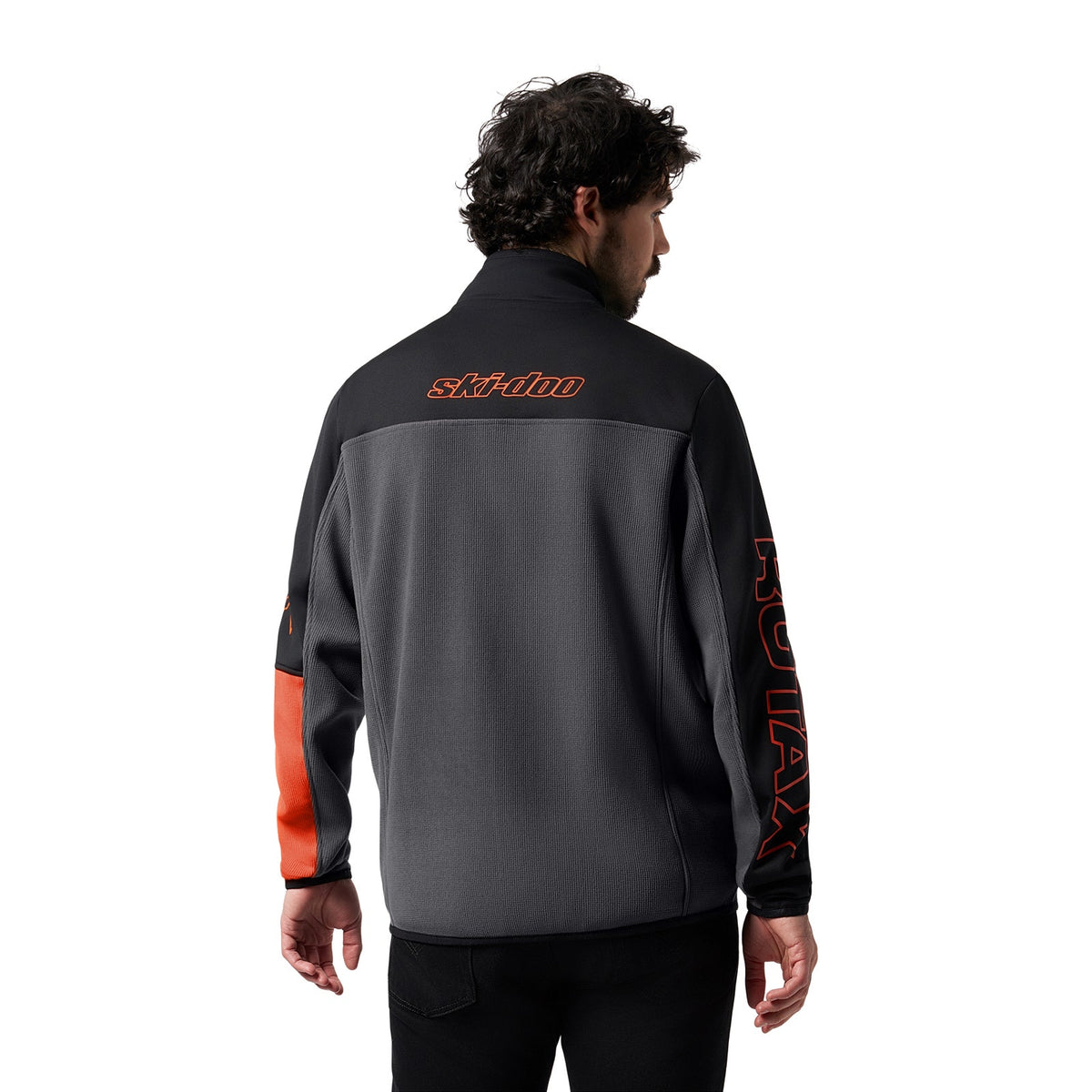 Ski-Doo Men's X-Team Edition Micro-Fleece in Orange 288194, alternate view 1