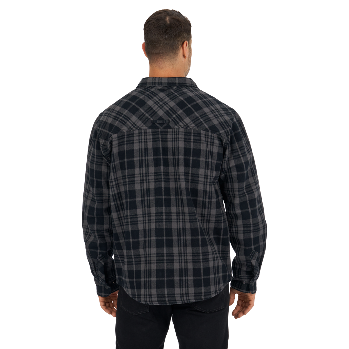 Ski-Doo Men's Plaid Bonded Overshirt