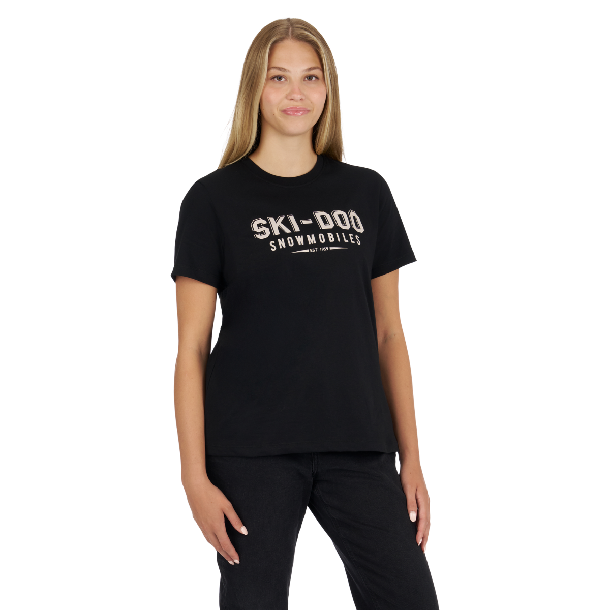 Ski-Doo Women's Vintage T-Shirt in Black, 288303