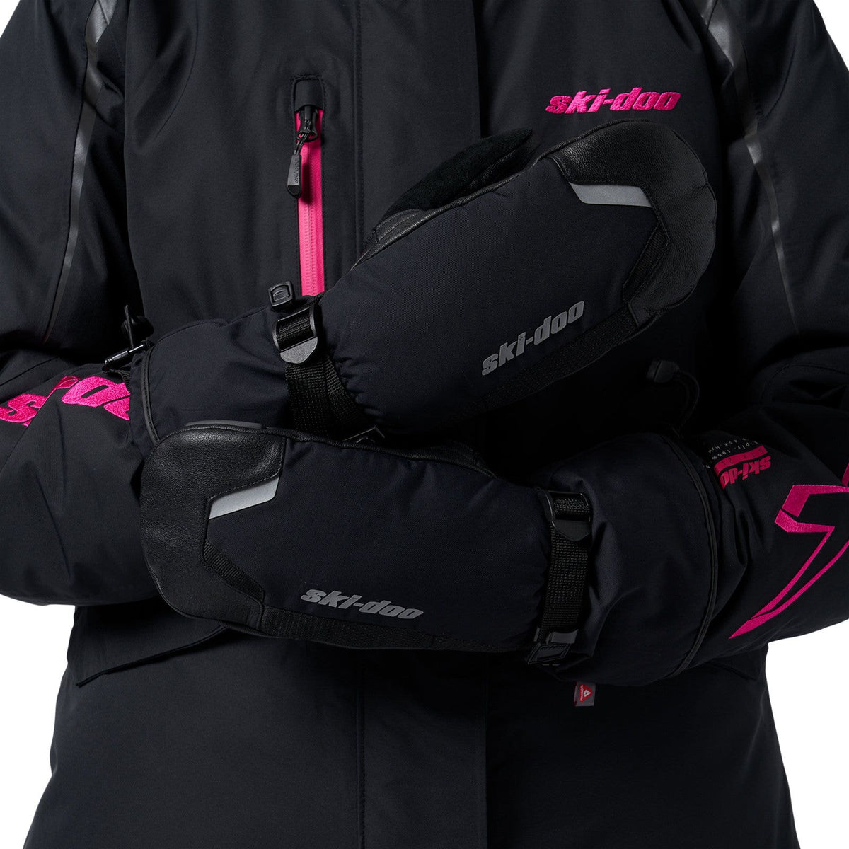 Ski-Doo Absolute 0 2.0 Insulated STX Mitts in Black 288321, alternate view 1