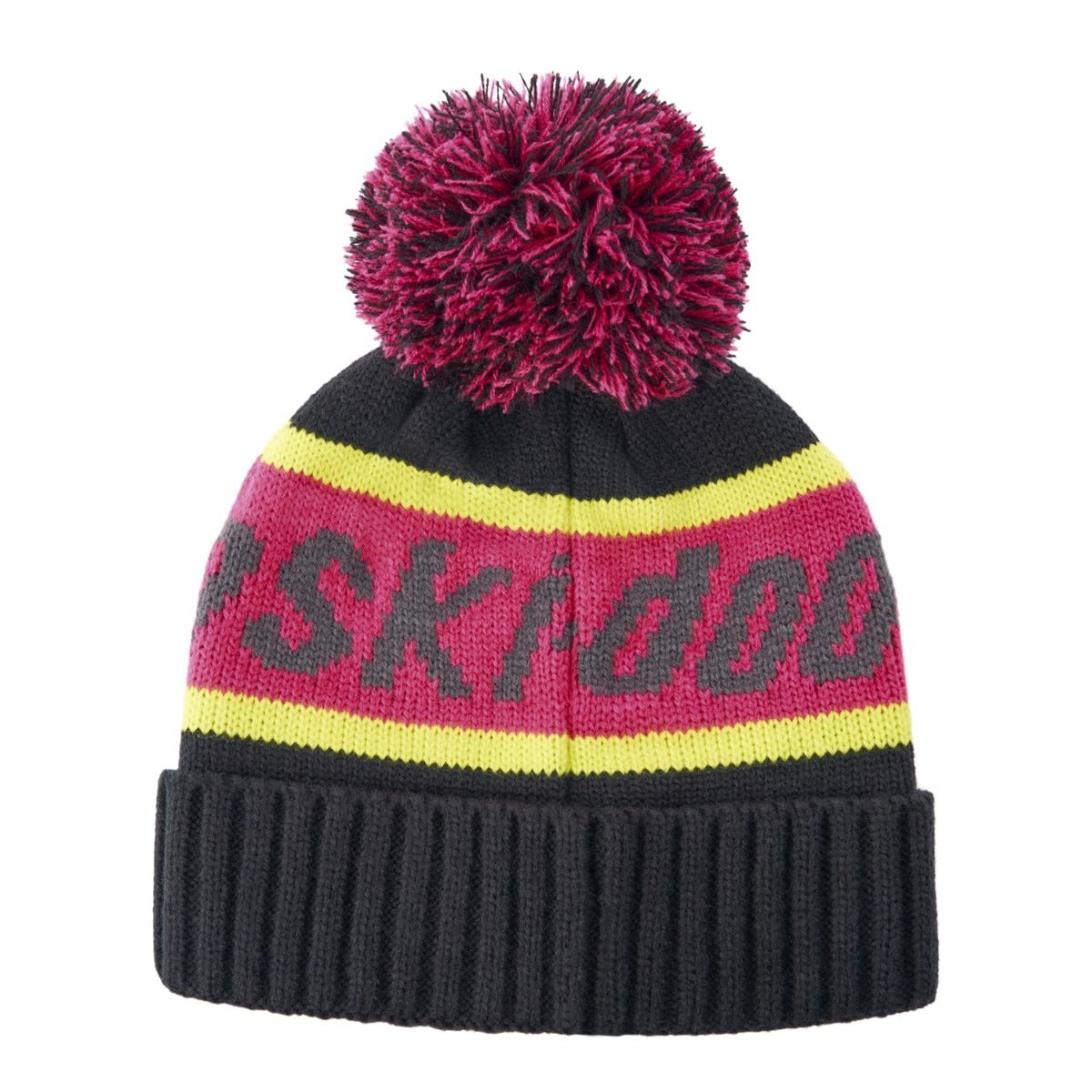 Ski-Doo Youth Unisex X-Team Pom-Pom Beanie - Raspberry Onesize
