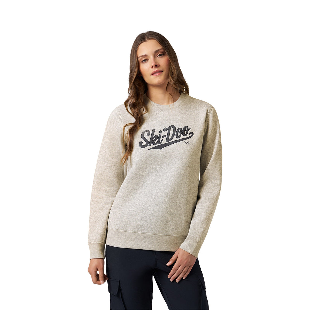 Women's Ski-Doo Après-Ski-Doo Sweatshirt - Ivory M