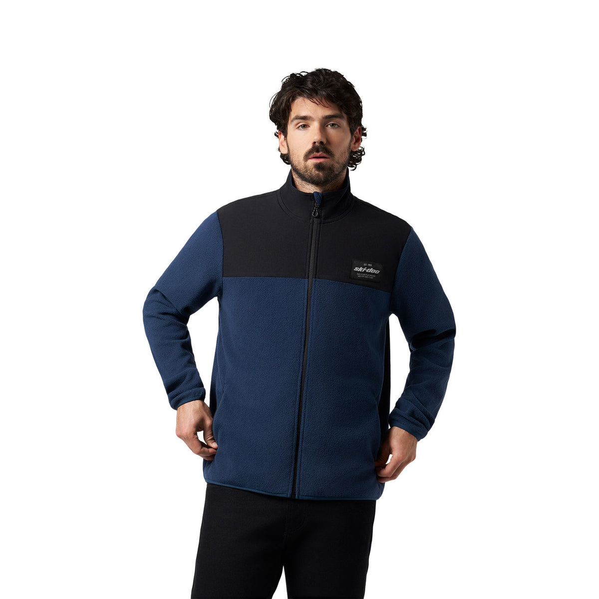 Men's Après-Ski-Doo Fleece Full-Zip - Denim Blue M