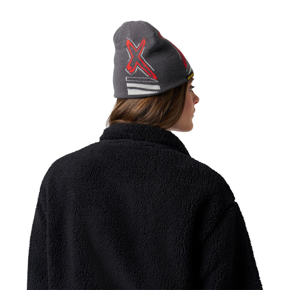 Ski-Doo Unisex Reversible X-team Edition Beanie - Grey Onesize