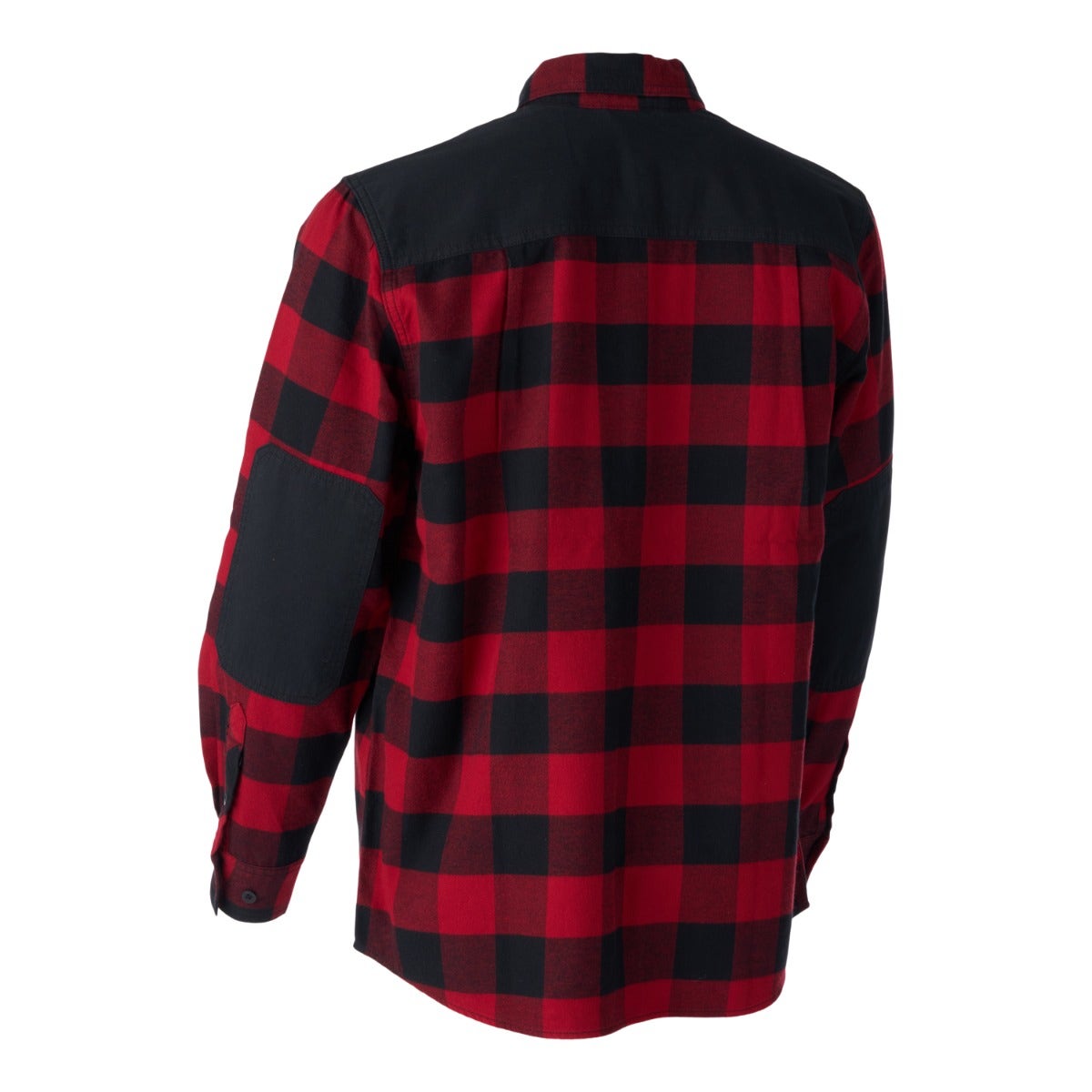 Ski-Doo Men's Buffalo Plaid Flannel Shirt in Autumn Red 288386, alternate view 1