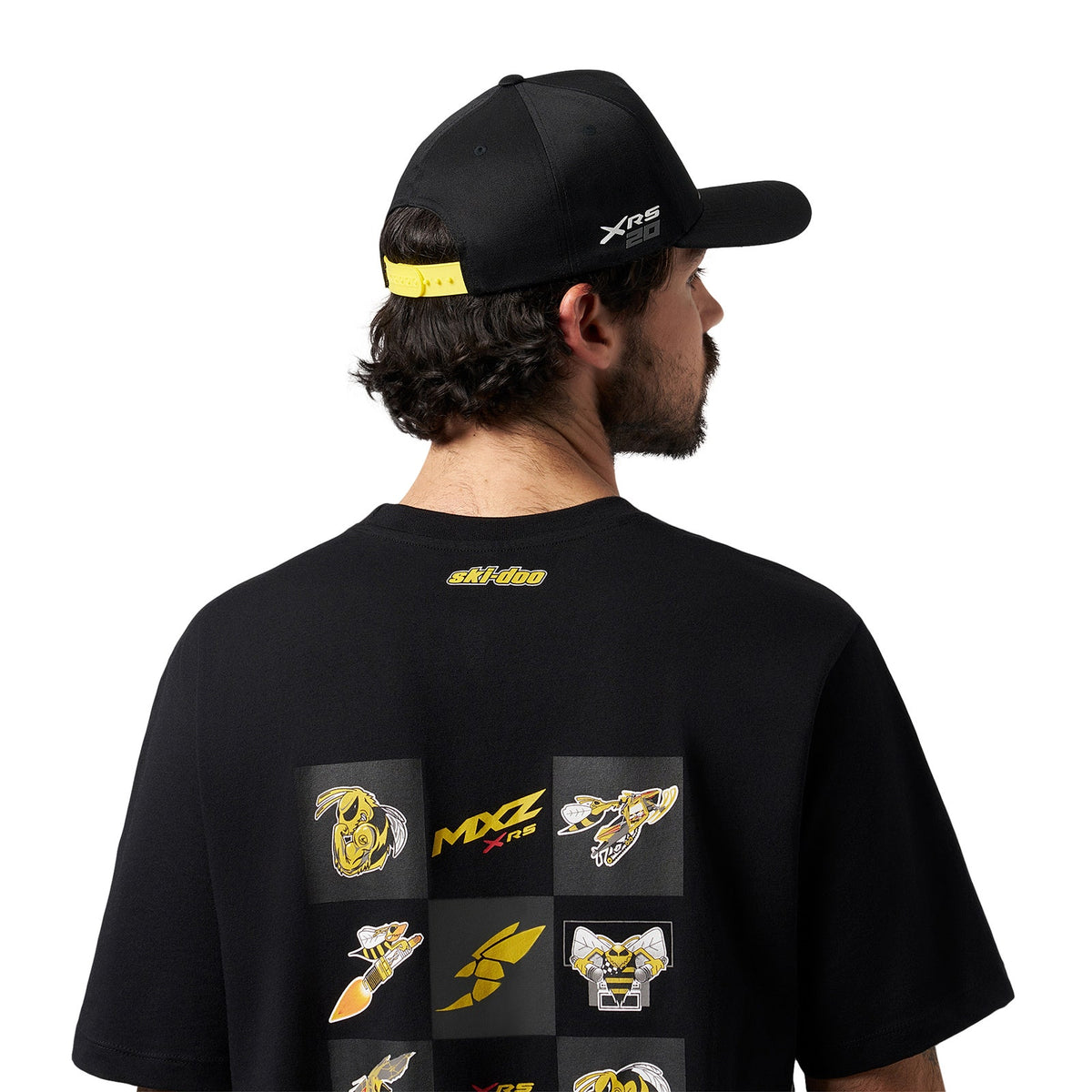 Ski-Doo Unisex MXZ X-RS Anniversary Cap in Black 2884170090, alternate view 2