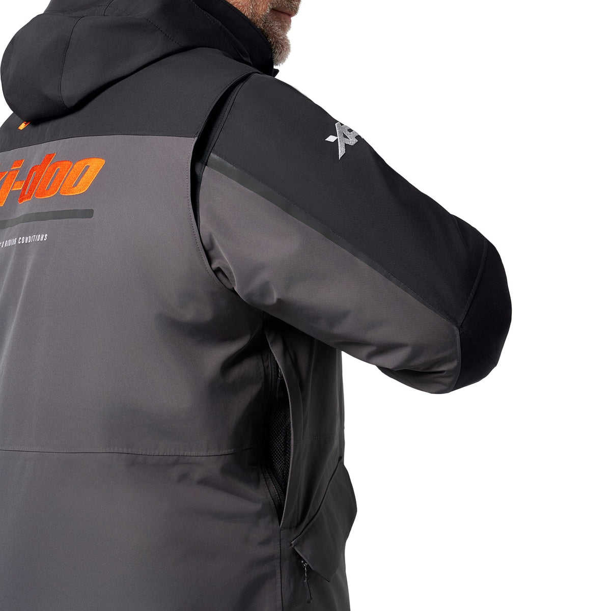 Ski-Doo Men's Absolute 0 X-Team Stx Insulated Jacket - Magnesium M