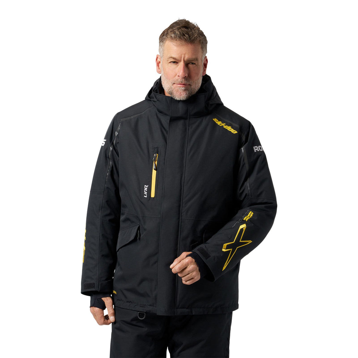 Ski-Doo Men's Absolute 0 X-Team Stx Insulated Jacket - Black with Graphics M