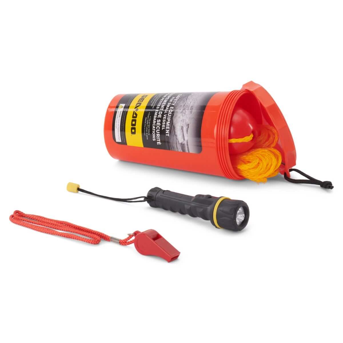 Sea-Doo Safety Equipment Kit Essential System PWC All Models - Mandatory Safety Kit 50 ft Line, 295100330