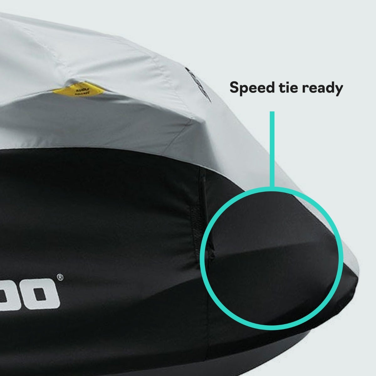 Housse Sea-Doo pour GTX S, GTX Limited, RXT, RXT-X (2010-2017) Gris clair/Noir