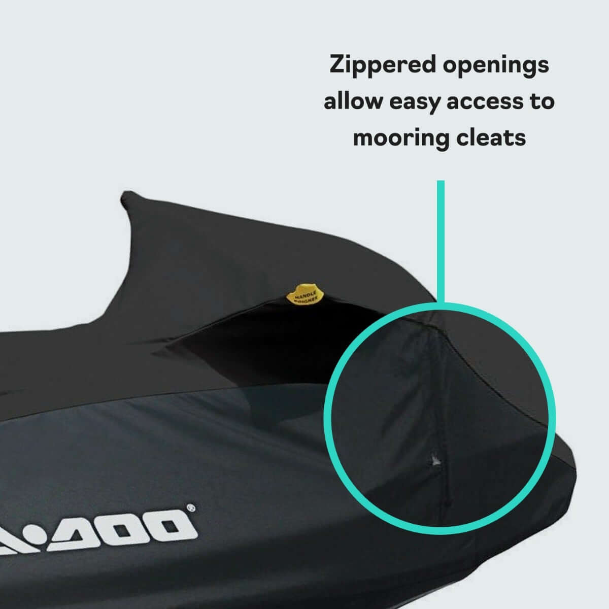 Housse Sea-Doo pour Wake Pro (2010‑2017) noire, 295100720