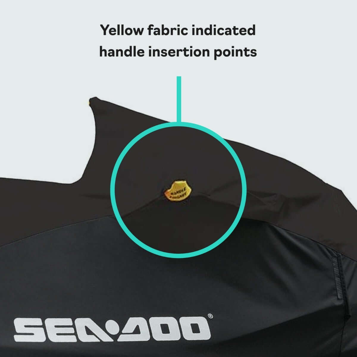 Housse Sea-Doo pour modèles Wake (2011-2019) - Housse noire de motomarine pour remorquage, 295100724