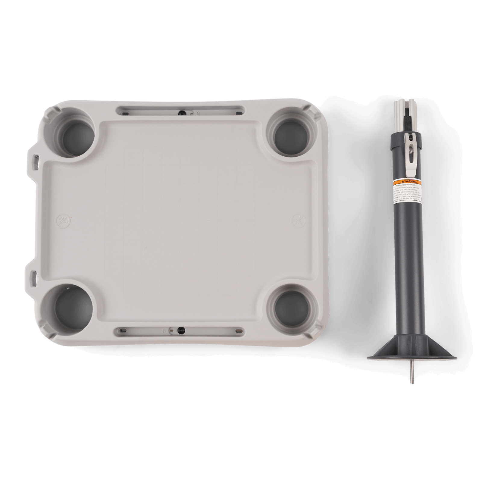 Sea-Doo Adjustable Table for Switch Pontoon Boat - Removable Cockpit Table Accessory, 295100784