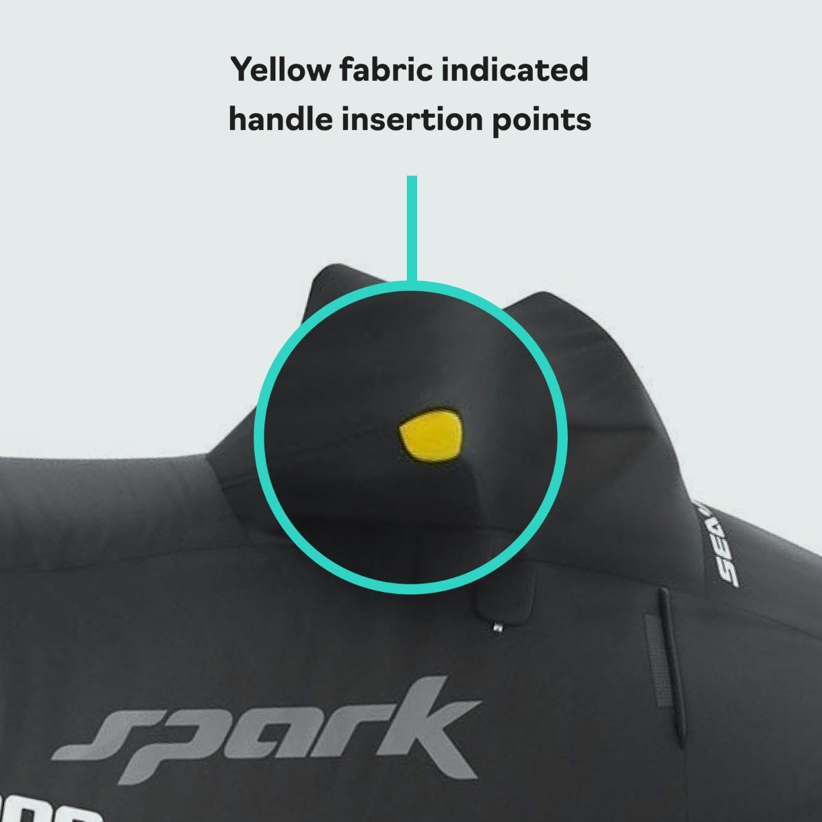 Sea-Doo Cover for Spark 3-Up (2014-2023) - Black Trailerable PWC Cover, 295100789