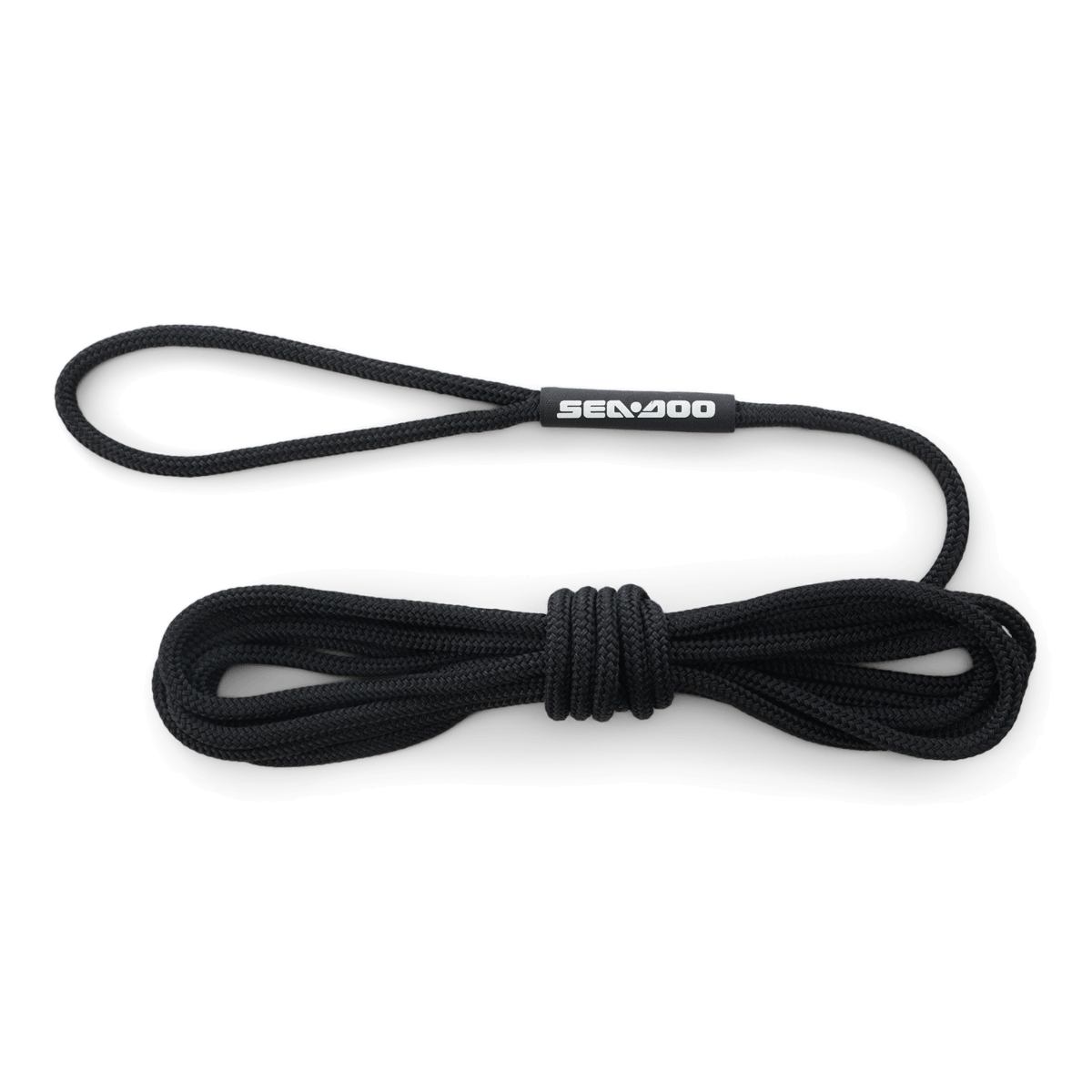 Black mooring rope for sea-doo switch, 25 foot length