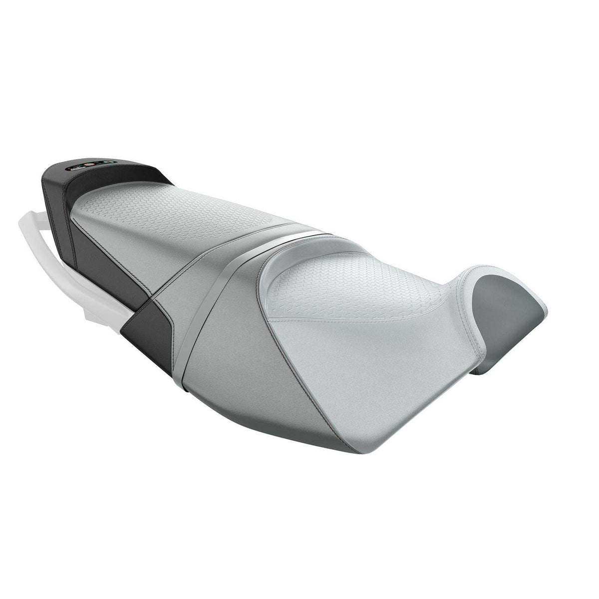 A close up of a sea-doo pwc fishing seat on a white background