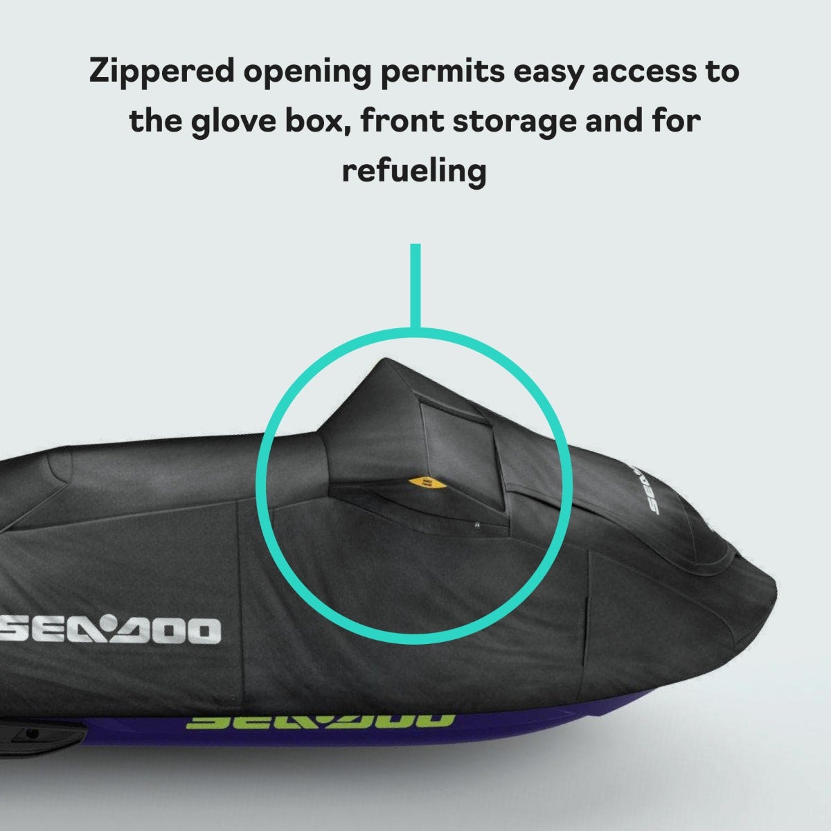 Sea-Doo Cover for RXP-X (2021+) - Black Trailerable Performance PWC Cover, 295100889
