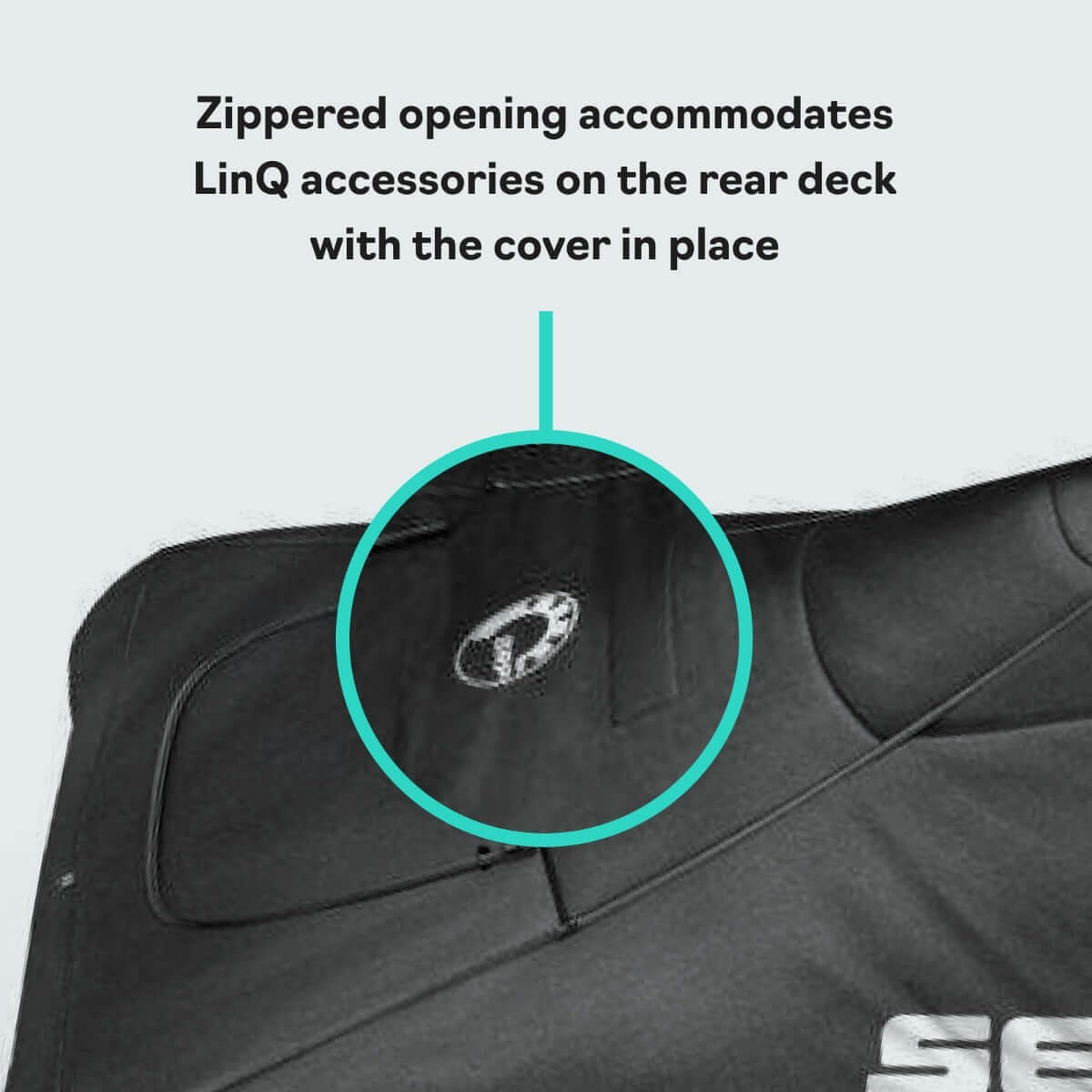 Bâche Sea-Doo pour RXP-X (2021+) – Housse noire performante et remorquable pour motomarine, 295100889